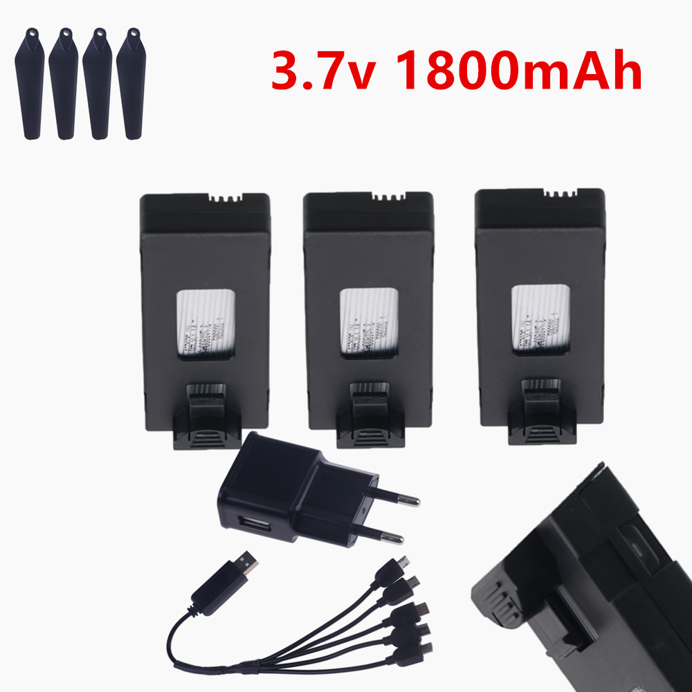 Drone E88 Rc Quadcopter - Batteria ricaricabile Lipo da 3,7 V