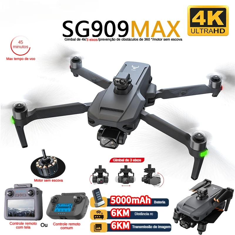 Drone Ae Rc - ZLL SG909 SG909MAX Drone professionale con