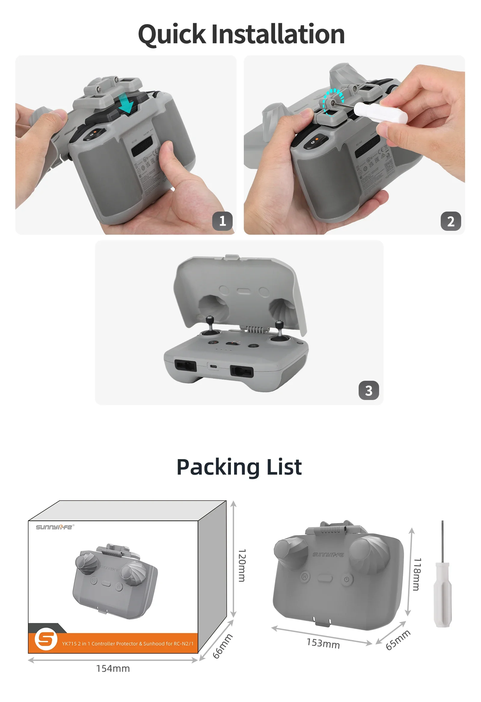 2 in 1 Controller Protector Su - Drone Rc Cover recensione e prezzo