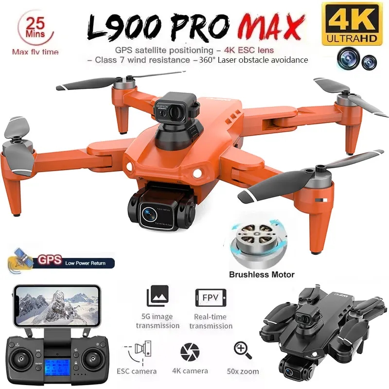 L900 Pro MAX GPS Drone 4K Prof - Drone Ae Rc recensione e prezzo