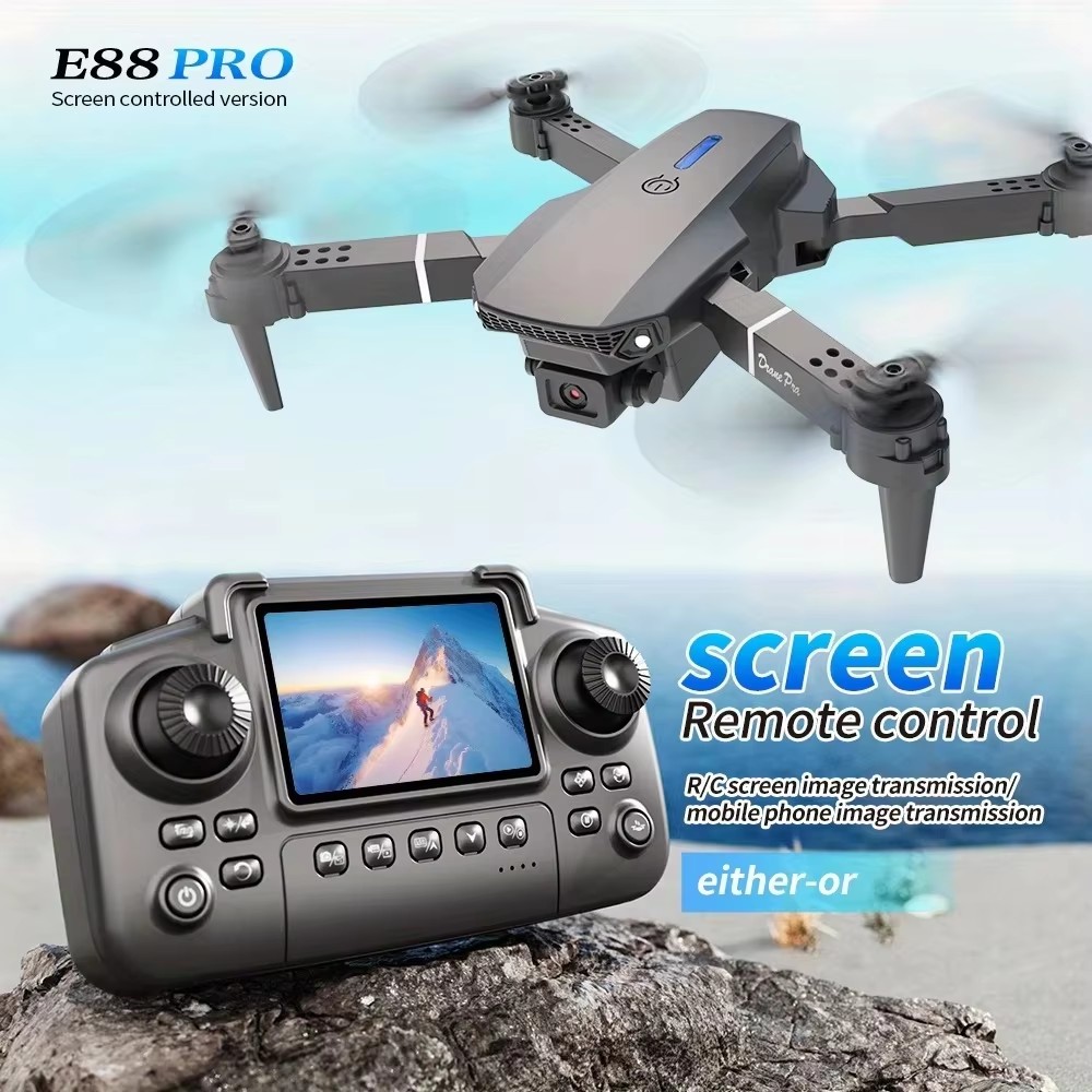 Nuovo Drone E88 2026 con Doppi - Drone E88 Rc Quadcopter recensione e prezzo